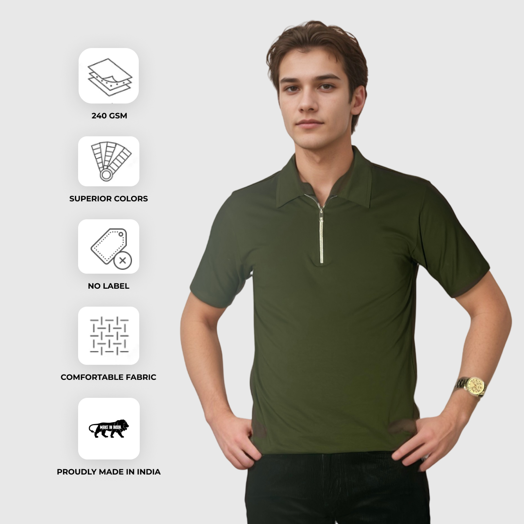 2 Airtech Zipper Polos Combo